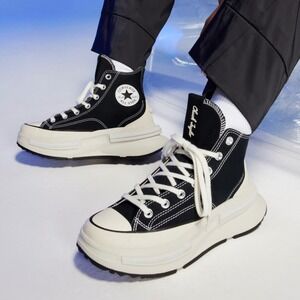 Converse‎ All Star Run Star Legacy CX High Top Platform Sneakers, Black / Egret